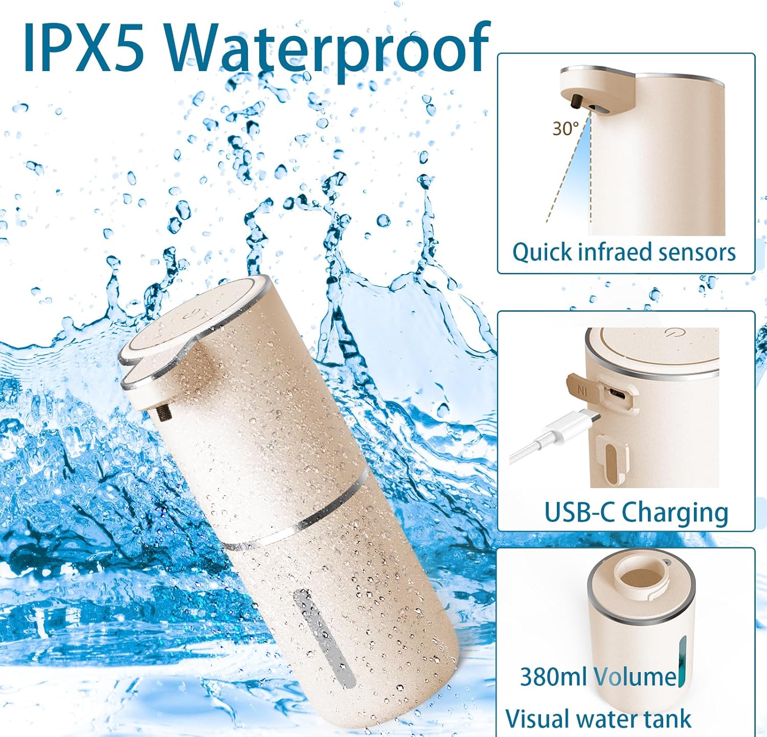 Automatic Touchless Foaming Soap Dispenser